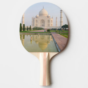 Den tysta fredliga Taj Mahal vid soluppgången en a Pingisracket