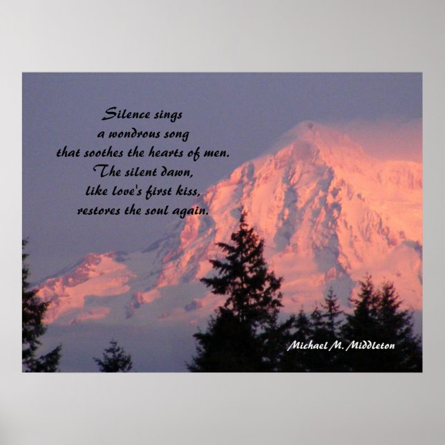 Den tysta gryningen poster (Framsidan)