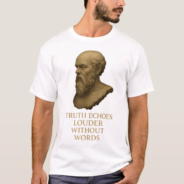 DEN Tysta SANNINGEN – Ekon i Marmor T Shirt (Framsida)