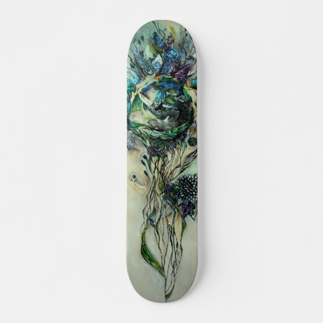 Den tysta vilopapp skateboard bräda 21,5 cm (Framsida)