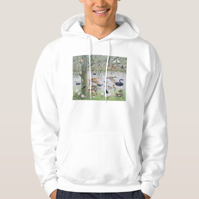 Den udda ankan sweatshirt med luva (Framsida)