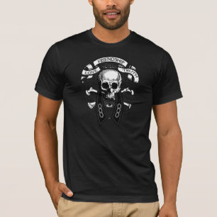 Den udda kamratFLTskallen och förser med krage T-shirt