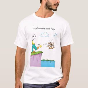 Den udda Squadkatten viftar med t-skjortan Tee Shirt