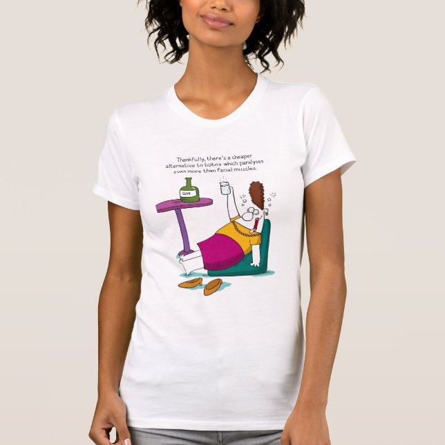 Den udda T-tröja för SquadBotox Gin T Shirt (Framsida)