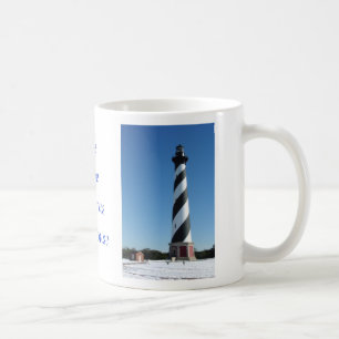Den uddHatteras fyren Kaffemugg
