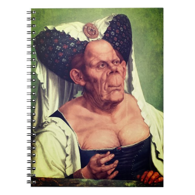 Den uggla Duchess - Spiral-foto-anteckningsboken Anteckningsbok (Framsidan)