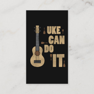 Den Ukelele vitsen Uke kan göra det den roliga Visitkort