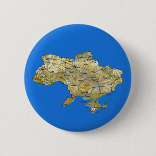 Den Ukraina kartan knäppas Knapp