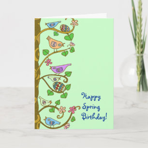 Den ukrainska folkArt Vår Birthday Kort