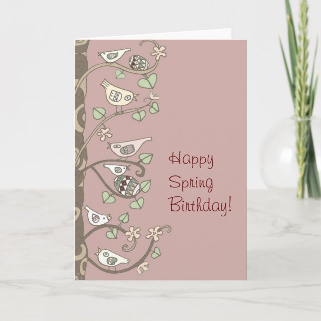 Den ukrainska folkArt Vår Birthday Kort (Framsida)