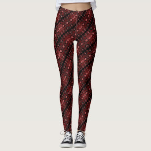 Den ukrainska folkens folkliga Embroidery Gräns Tr Leggings