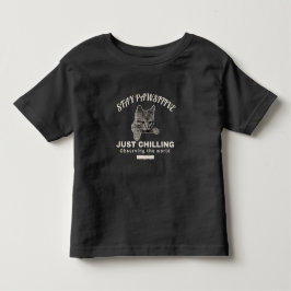 Den Ultimata Avslappningen: Kattillustration T Shirt