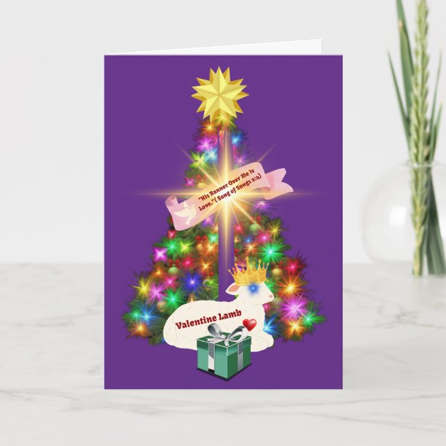 Den ultimata julgåvan är Guds lamm Kort (Framsida)