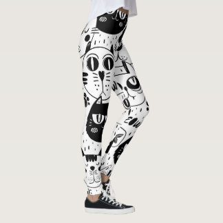 Den ultimata kattälskaren - Mysig katt-djur Leggings