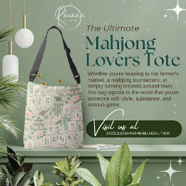 Den Ultimata Mahjong-älskarens Totebag Axelväska