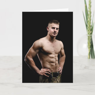 Den ultimata styrkans vykort för snygga killar
