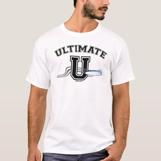 Den UltimateU svarten bultar sid2 Tröja (Framsida)