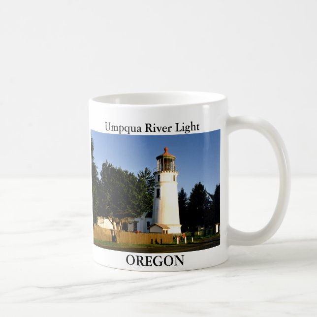 Den Umpqua floden tänder, den Oregon muggen Kaffemugg (Höger)