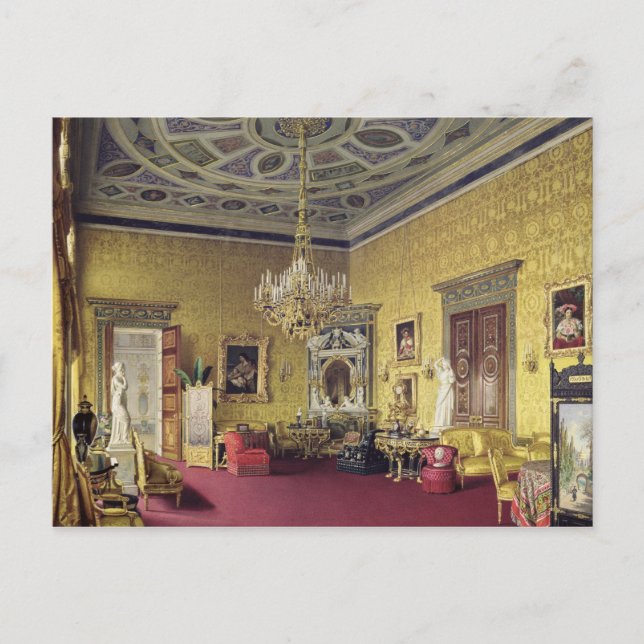 Den Underbara Agate Hall i Catherine Palace Vykort (Framsida)