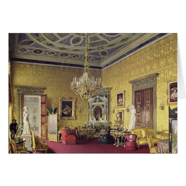 Den underbara agaten Hall i den Catherine slotten Hälsningskort (Framsidan Horizontal)