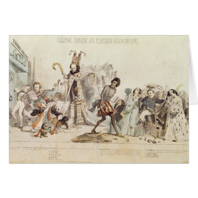 Den underbara akademiska konkurrensen hälsningskort (Framsidan Horizontal)