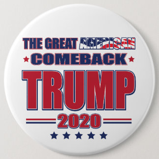 Den Underbara amerikanska komeback Trump 2020 Knapp