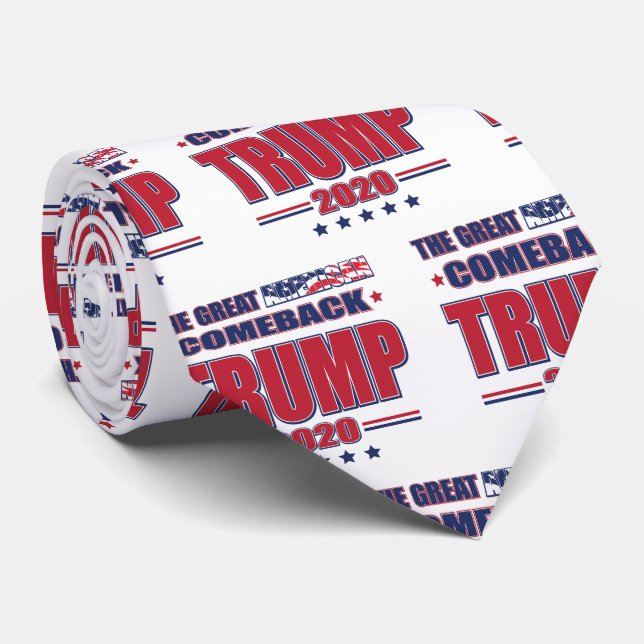 Den Underbara amerikanska komeback Trump 2020 Slips (Rullad)
