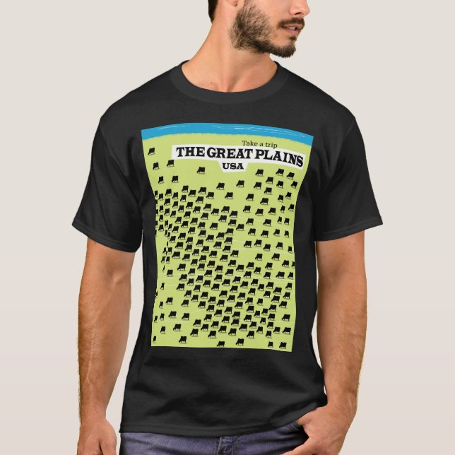 Den Underbara amerikanska plansatsen för resor. T Shirt (Framsida)