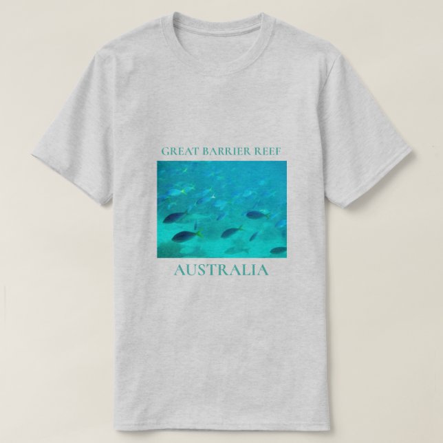 Den underbara barriärrevet Queensland Australien T Shirt (Design framsida)