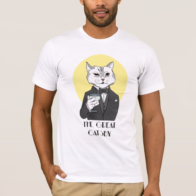Den underbara Catsbyen Tee Shirt (Framsida)