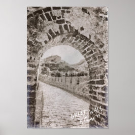 Den Underbara Chinan Veckans skyddslandskap Poster