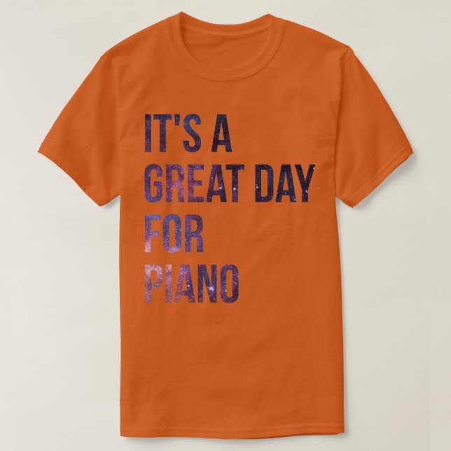 Den Underbara dagen för Piano 1 T Shirt (Design framsida)