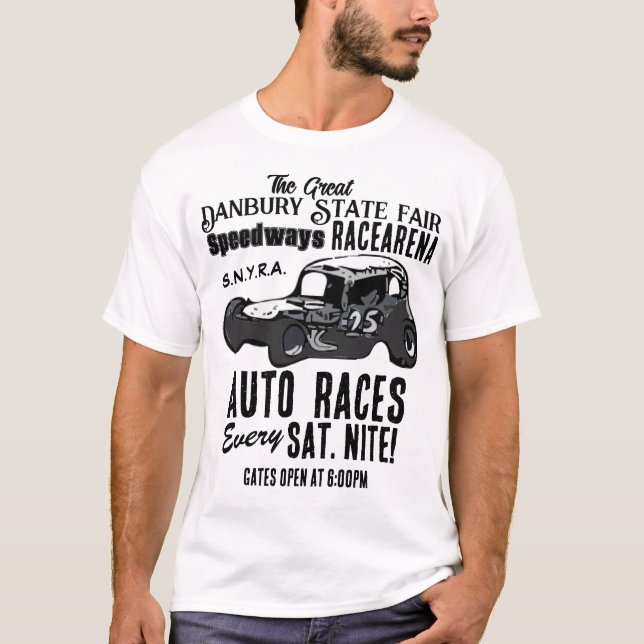 Den Underbara Danbury State Fair Racearena 2-Sided T Shirt (Framsida)