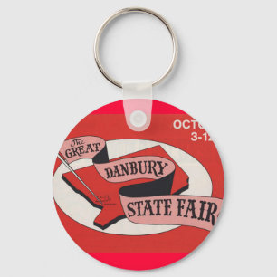Den underbara Danbury statliga mässan Keychain Nyckelring