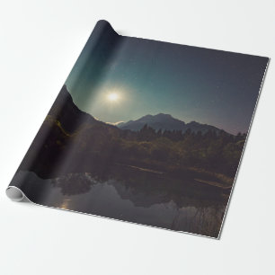 Den underbara det fria under en fullmåne presentpapper