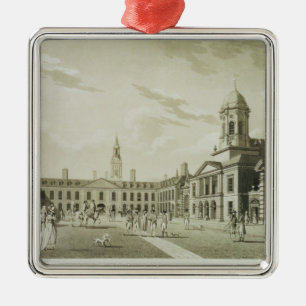 Den underbara domstolgården, Dublin slott, 1792 Julgransprydnad Metall