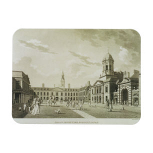 Den underbara domstolgården, Dublin slott, 1792 Magnet