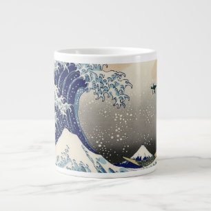 Den Underbara dragböljan av Kanagawa Jumbo Mugg