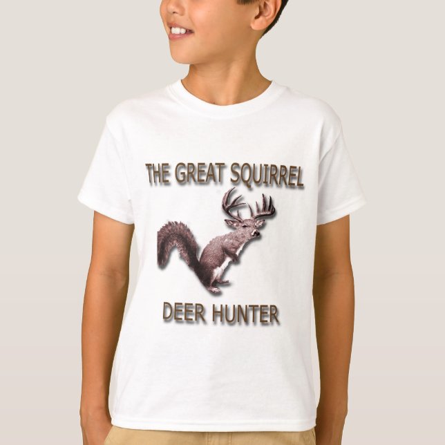 Den underbara ekorrehjortjägaren t shirt (Framsida)