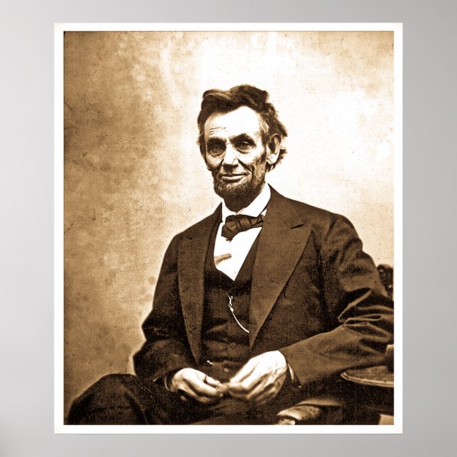 Den Underbara emchcipatorn - Abe Lincoln (1865) Poster (Framsidan)