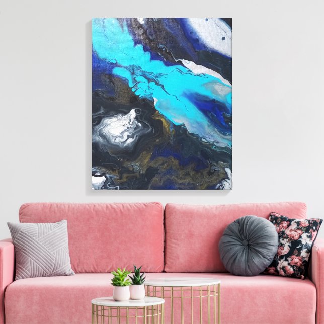 "Den Underbara expansionen." Canvastryck (Insitu (Vardagsrum))