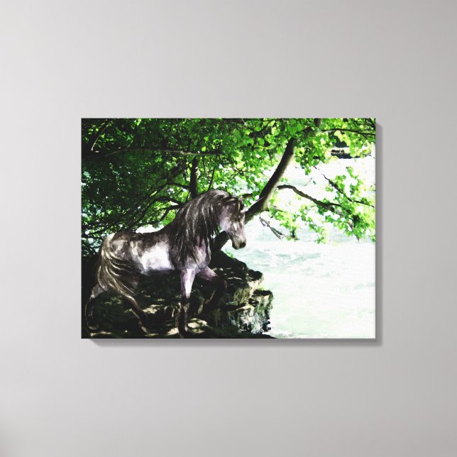Den Underbara floden Divide Wrapped Canvas (Framsida)
