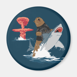 Den underbara flykten - björnhajkavalleri magnet