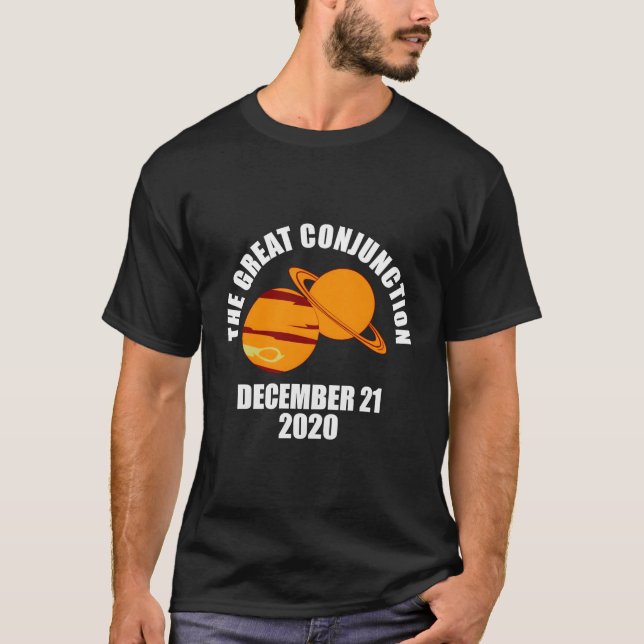 Den Underbara föreningen 2020 Jupiter Saturn Chris T Shirt (Framsida)