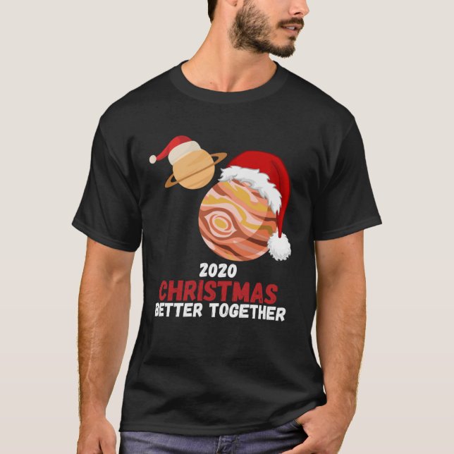 Den Underbara föreningsplanen 2020 Jupiter and Sat T Shirt (Framsida)