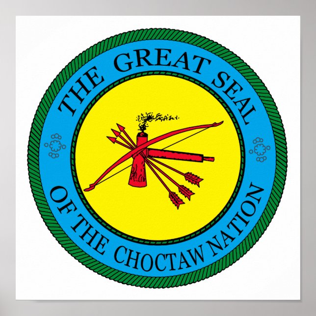 Den Underbara förseglingen till Choctaw Nation of  Poster (Framsidan)