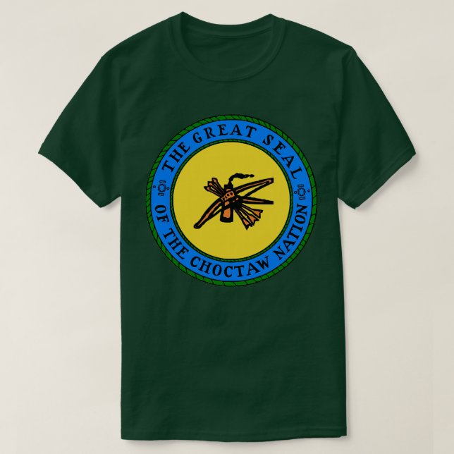 Den Underbara förseglingen till Choctaw Nation of  T Shirt (Design framsida)