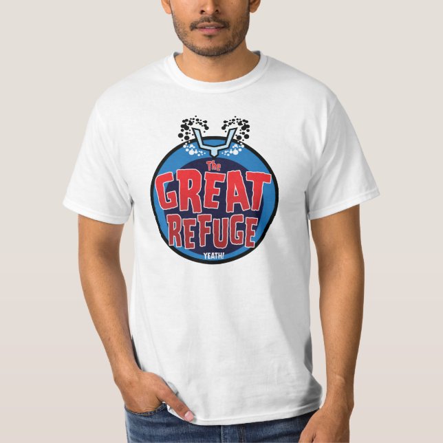 Den underbara fristadt-skjortan tee (Framsida)