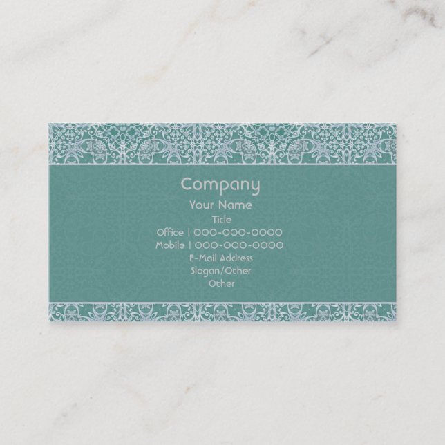 Den underbara Gatsbyen Visitkort (Framsida)