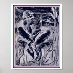 Den Underbara guden Pan-1860 Frederic Leighton 11 Poster